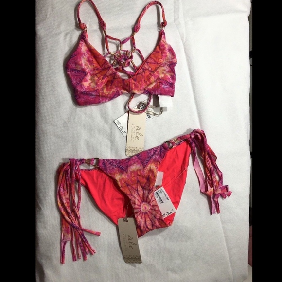 NWT 2PC Ale By Alessandra Island Fire Top + Bottom‎ - Picture 5 of 8